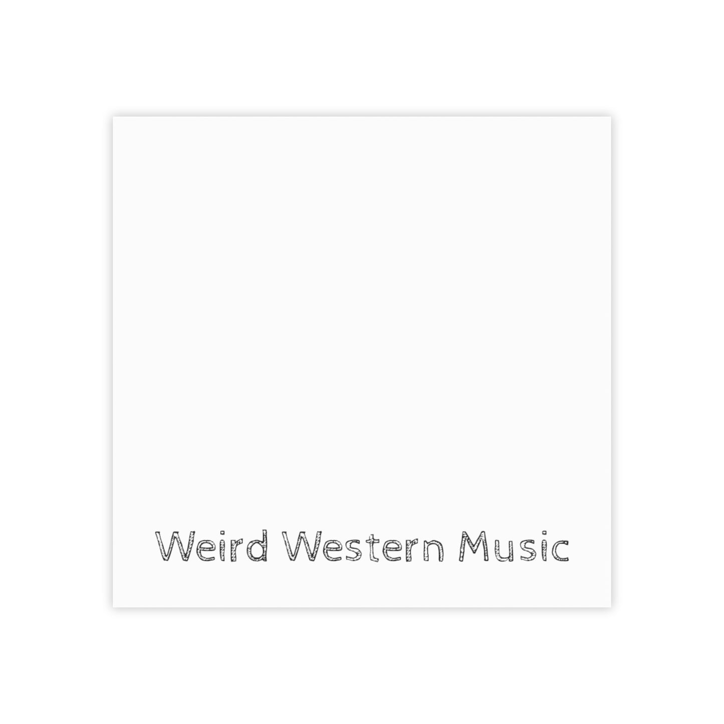 Weird Western Music Post-it® Note Pads