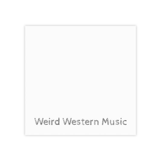 Weird Western Music Post-it® Note Pads