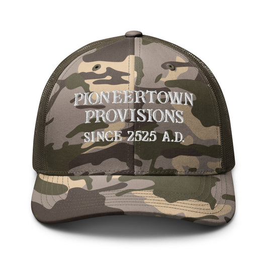 Pioneertown Provisions - Camouflage trucker hat